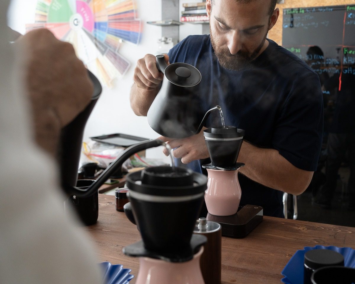 تمرینات قبل از مسابقات قهوه